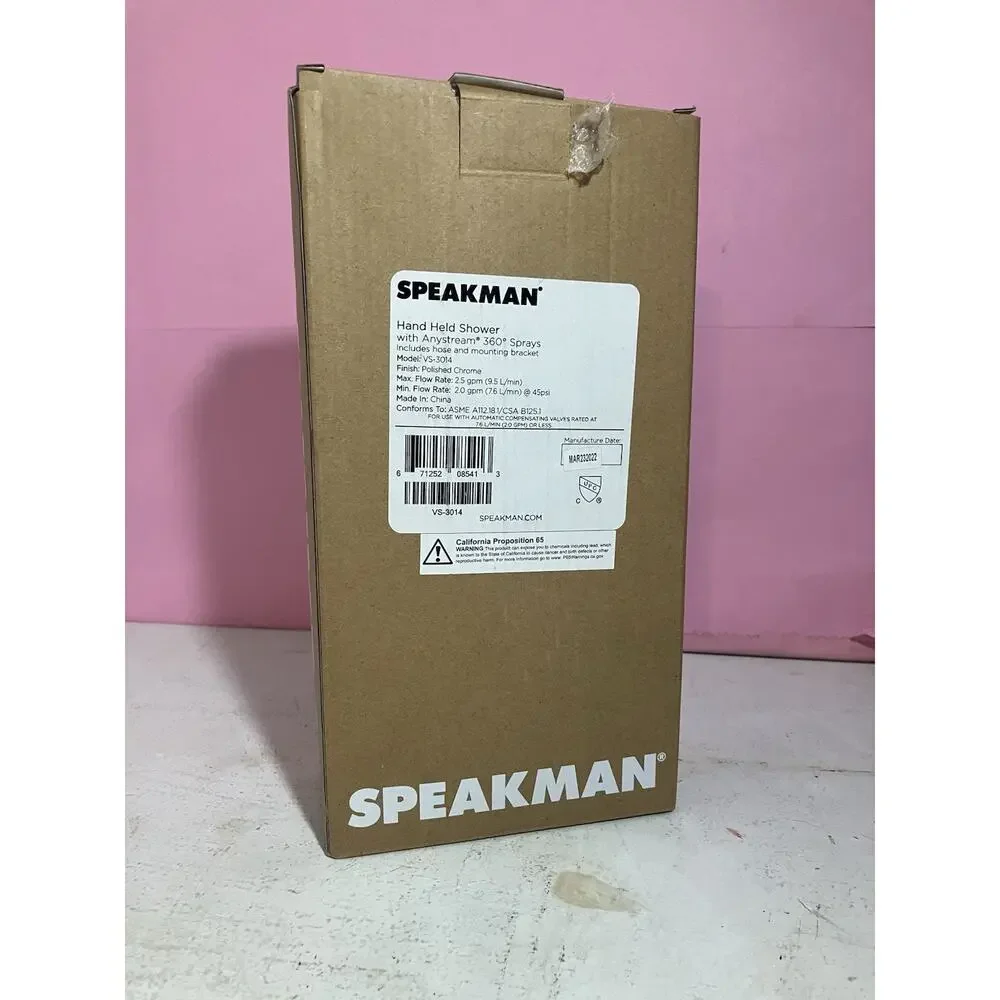 Speakman open box